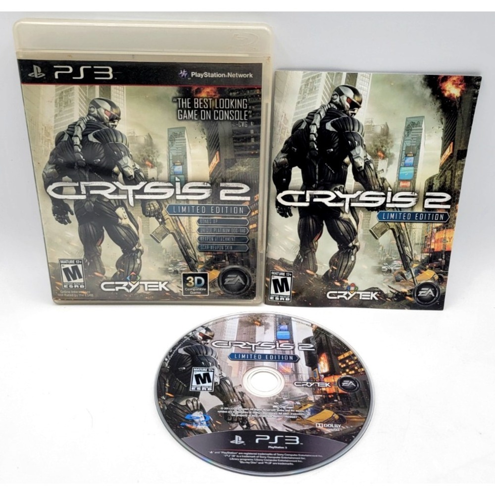 Crysis 2 Limited Edition PlayStation 3 PS3 CIB COMPLETE IN BOX